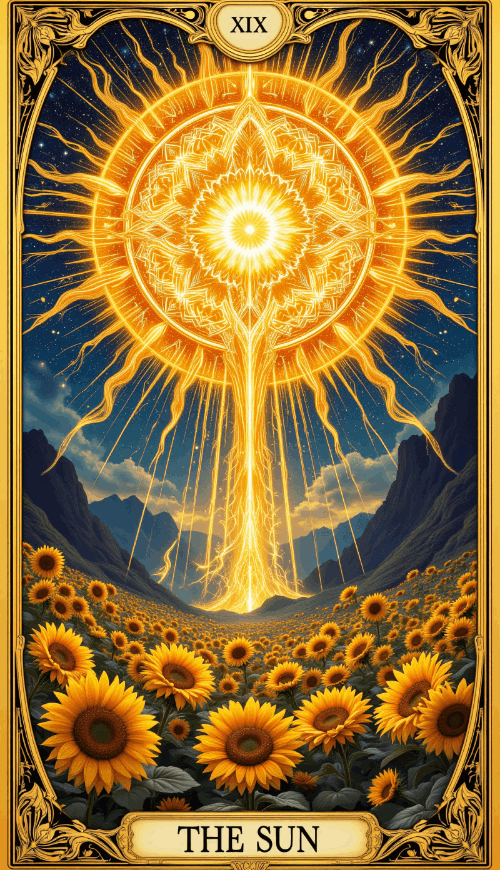 太陽塔羅牌